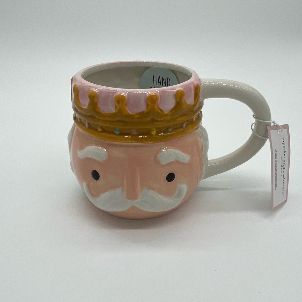 Pastel pink nutcracker mug cupcakes and cashmere nwt